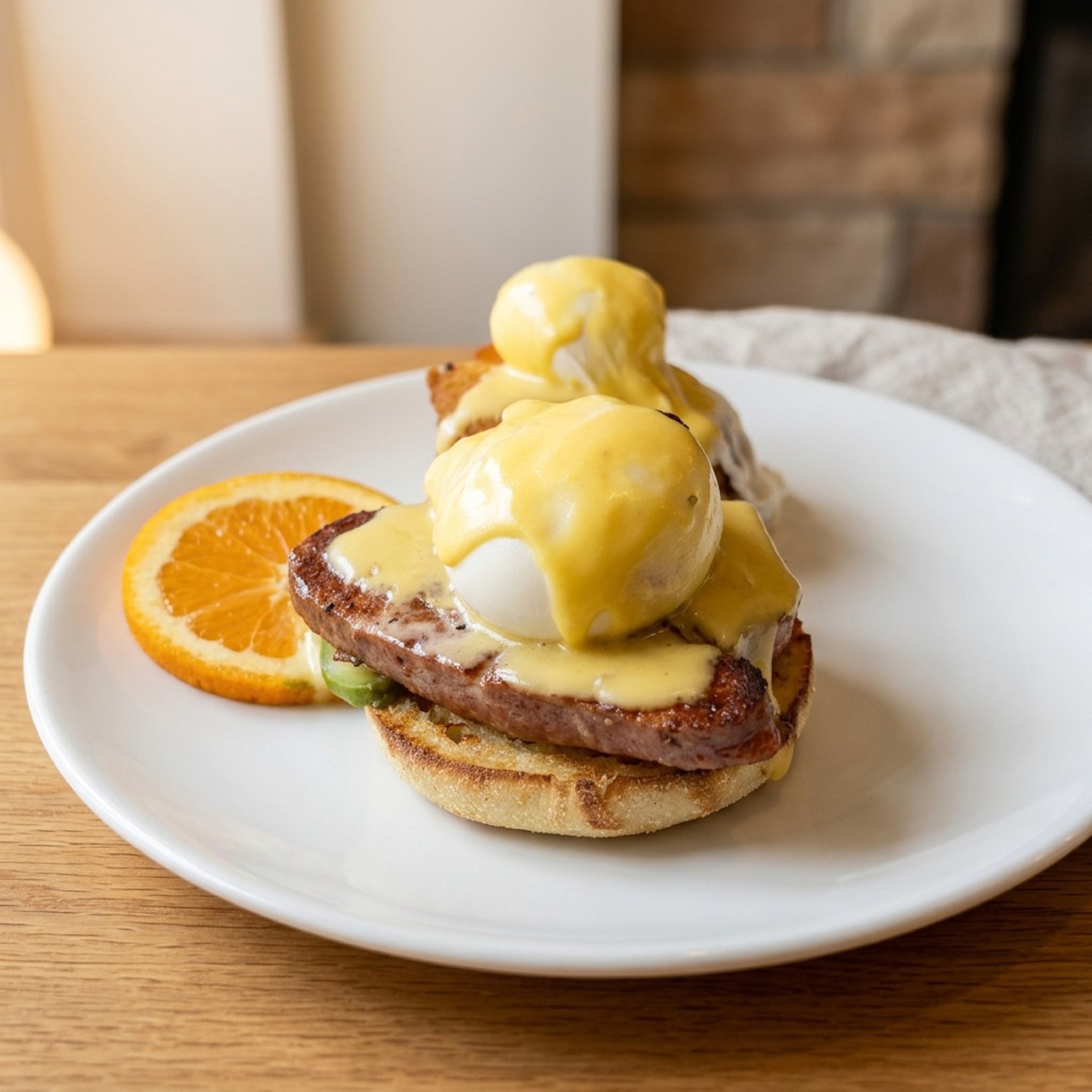 Classic eggs Benedict